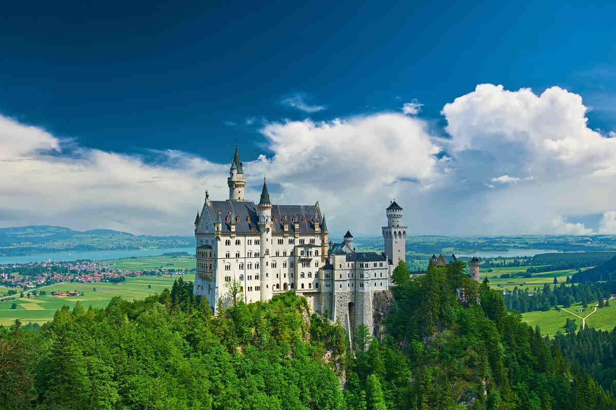 The Castle of Neuschwanstein in Germany